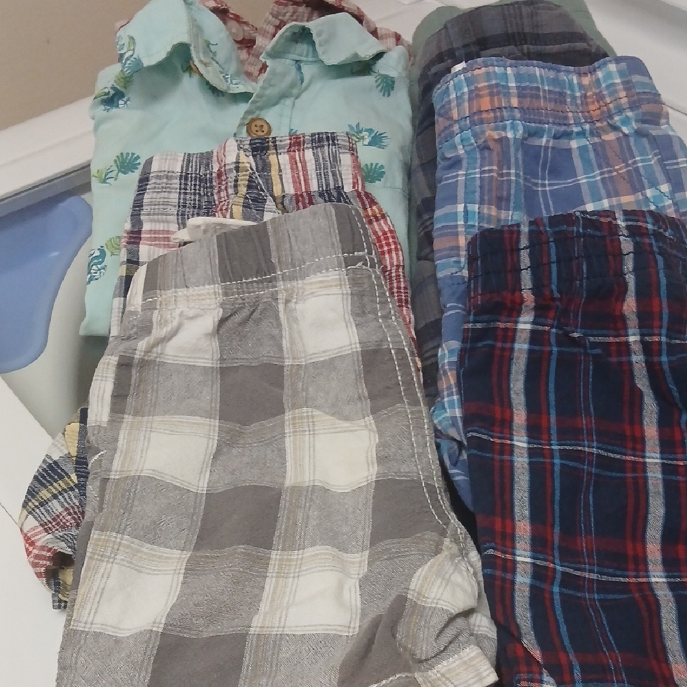 Seasame Street And Various Other Brand Boys 12-18 M Lot Of Summer Clothing